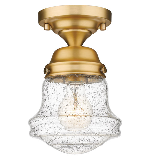 Vaughn One Light Flush Mount in Heritage Brass (224|736F1-HBR)