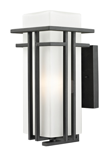 Abbey One Light Outdoor Wall Mount in Black (224|549M-BK)