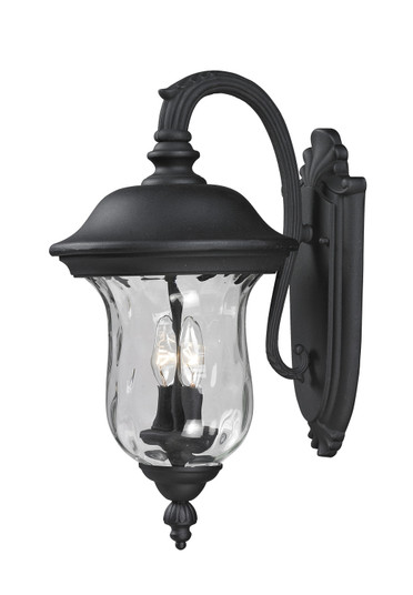 Armstrong Two Light Outdoor Wall Mount in Black (224|534M-BK)