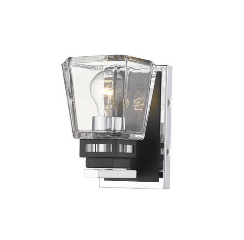 Jackson One Light Wall Sconce in Chrome / Matte Black (224|474-1S-CH-MB)