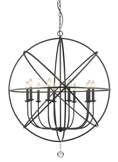 Tull Ten Light Chandelier in Matte Black (224|458-36MB)