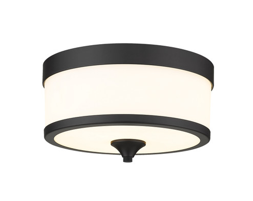 Cosmopolitan Three Light Flush Mount in Matte Black (224|307F-MB)