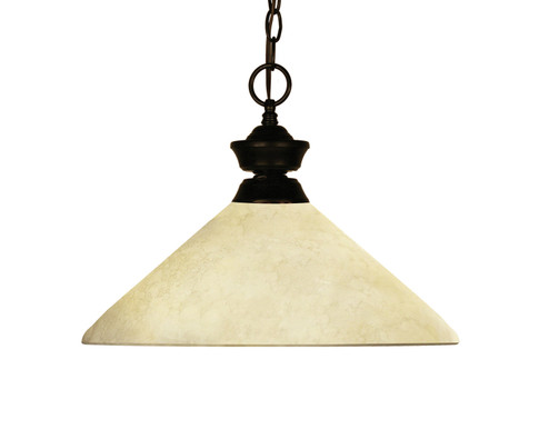 Chance/Bourbon One Light Pendant in Bronze (224|100701BRZ-AGM14)