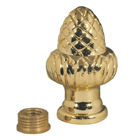 Knob Finial Acorn Knob Lamp Finial in Brass-Plated (88|7013300)