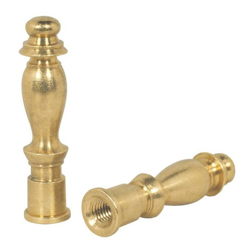 Lamp Finials Two Lamp Finials in Solid Brass (88|7013000)