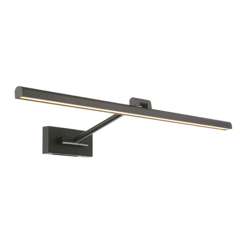 Reed LED Swing Arm Wall Lamp in Black (34|PL-11025-BK)