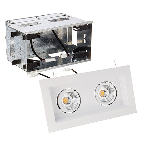 Mini Led Multiple Spots LED Two Light Remodel Housing with Trim and Light Engine in White (34|MT-3LD211R-F935-WT)