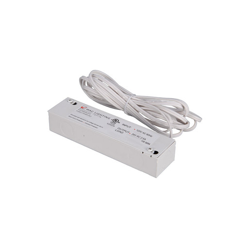 Straight Edge Transformer in White (34|EN-24100-RB2-S)