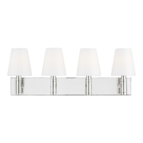 Beckham Classic Four Light Vanity in Polished Nickel (454|TV1044PN)