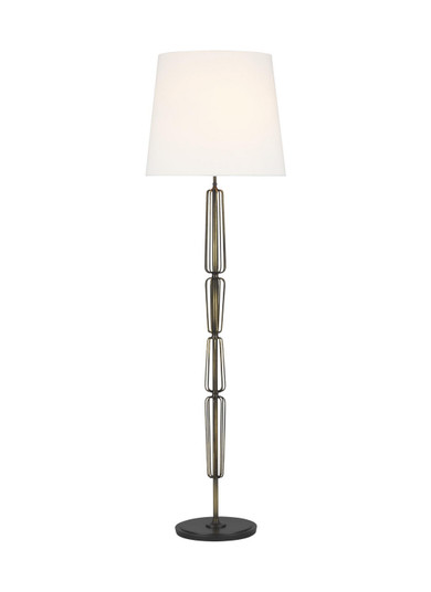 Milo Two Light Floor Lamp in Atelier Brass (454|TT1112AB1)