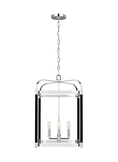 Hadley Four Light Lantern in Polished Nickel (454|LC1144PN)