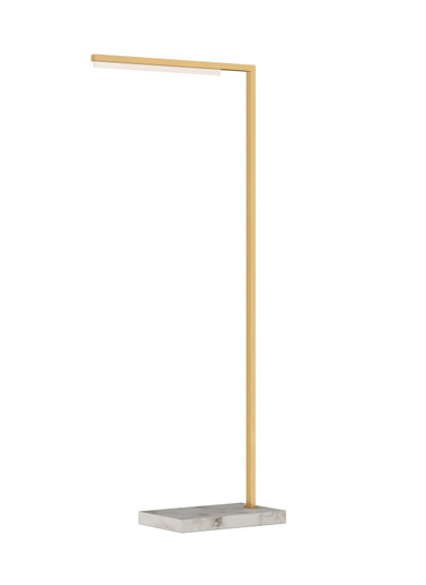 Klee LED Floor Lamp in Natural Brass/White Marble (182|700PRTKLE43NB-LED927)