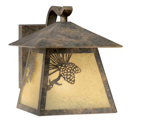 Whitebark One Light Outdoor Wall Mount in Olde World Patina (63|OW50573OA)