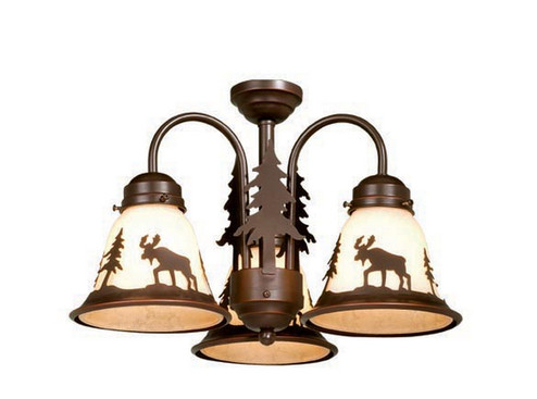 Yellowstone LED Fan Kit or Chandelier in Burnished Bronze (63|LK55616BBZ-C)