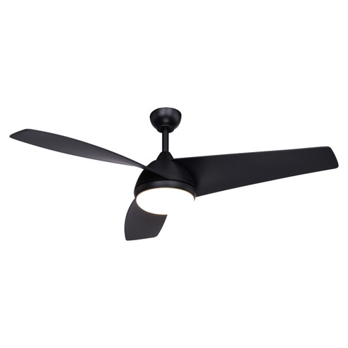 Odell 52''Ceiling Fan in Black (63|F0096)