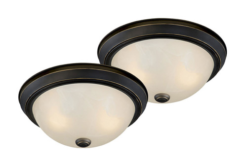 Builder Twin Packs Two Light Flush Mount in Oil Rubbed Bronze (63|CC45313OR)
