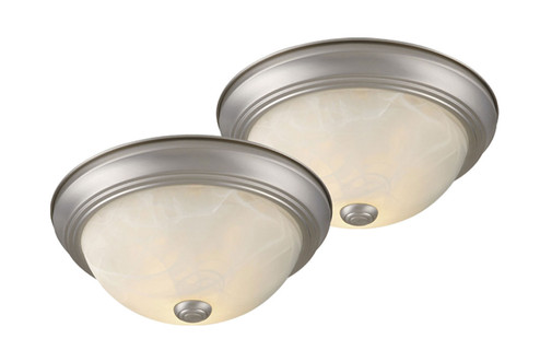 Builder Twin Packs Two Light Flush Mount in Brushed Nickel (63|CC45313BN)