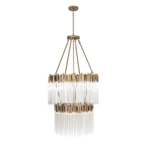 Matrix 14 Light Chandelier in Havana Gold (137|309C14HG)