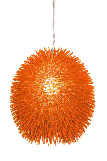 Urchin One Light Pendant in Electric Pumpkin (137|169P01OR)