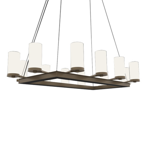 Radius 12 Light Pendant in White (410|18406-60-WH-TS-03)