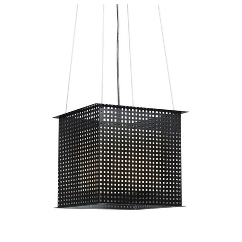 Clarus One Light Pendant in Smoked Silver (410|14316-SQ-SS-OA-10)