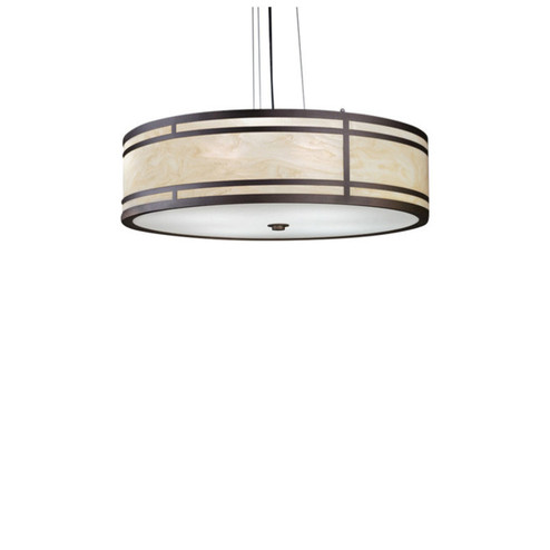 Tambour LED Pendant in New Brass (410|13223-30-NB-WS-14)