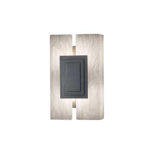 Genesis LED Wall Sconce in White (410|11216-WH-WS-04)