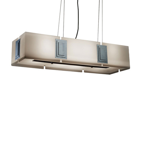 Genesis LED Pendant in Smoked Silver (410|11210-SS-FA-14)