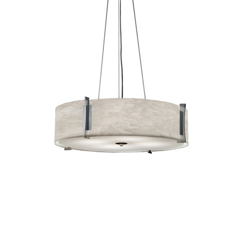 Genesis Eight Light Pendant in Smoked Silver (410|11206-36-SS-OA-10)