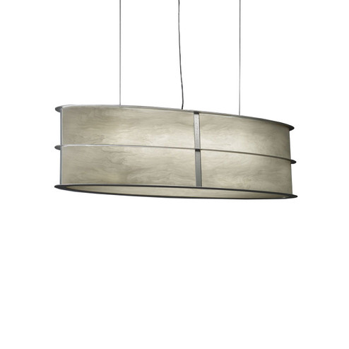 Ellipse LED Pendant in Smoked Silver (410|09179-SS-WS-04)