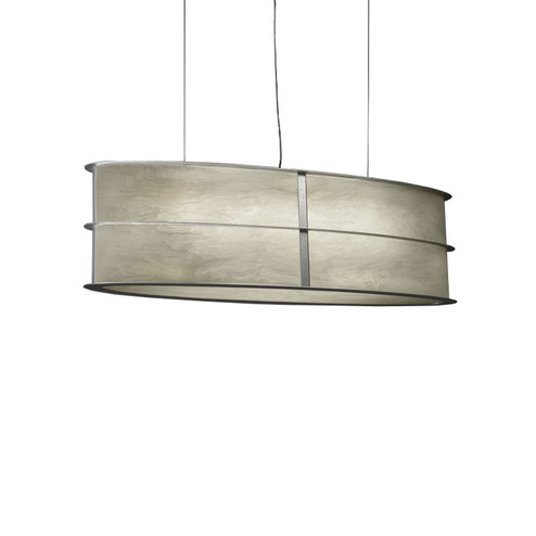 Ellipse Three Light Pendant in Satin Pewter (410|09179-SP-OA-10)