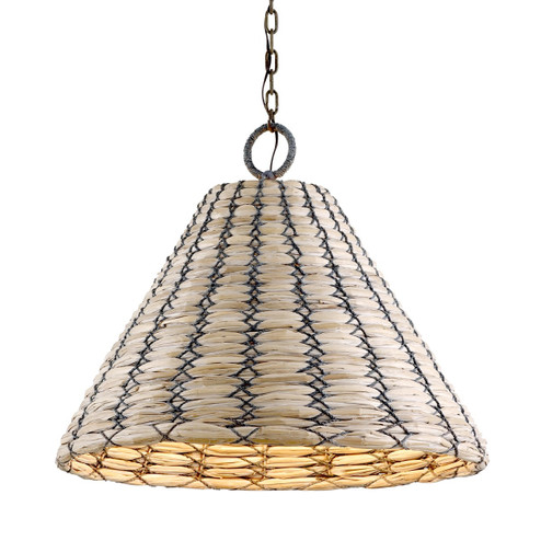 Solana One Light Chandelier in Earthen Bronze (67|F7214)