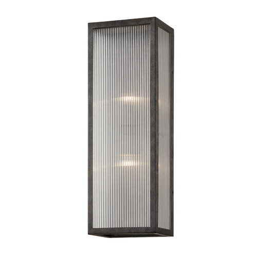 Tisoni Two Light Outdoor Wall Sconce in French Iron (67|B7393-FRN)