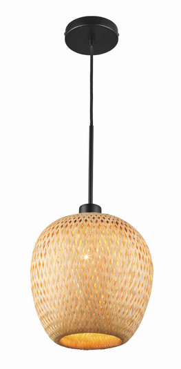 Bernice One Light Pendant in Black (110|PND-2166)