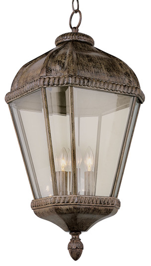 Covington Three Light Hanging Lantern in Burnished Rust (110|5155 BRT)