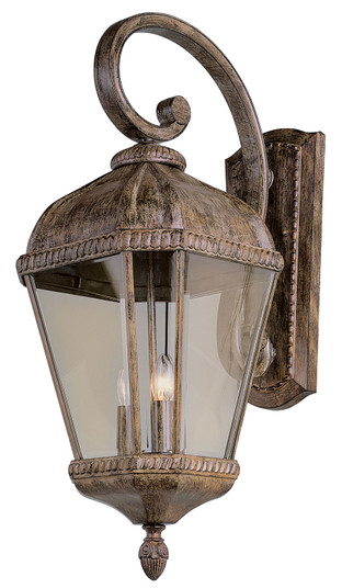 Covington Three Light Wall Lantern in Burnished Rust (110|5151 BRT)