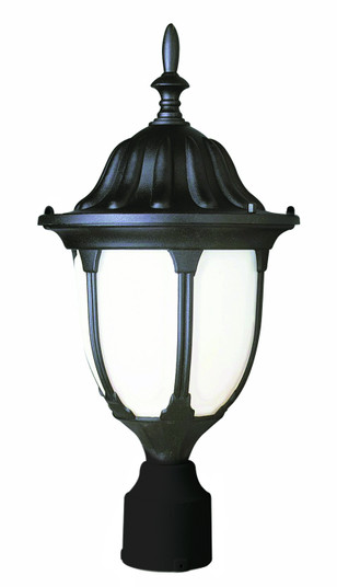 Hamilton One Light Postmount Lantern in Black (110|4042 BK)