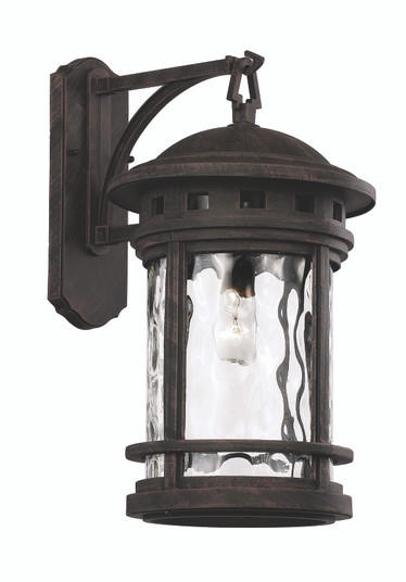 Boardwalk One Light Wall Lantern in Rust (110|40372 RT)