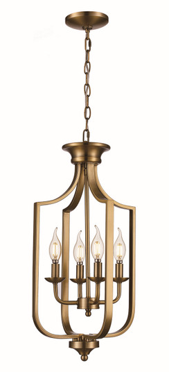 Four Light Pendant in Antique Gold (110|11214 AG)