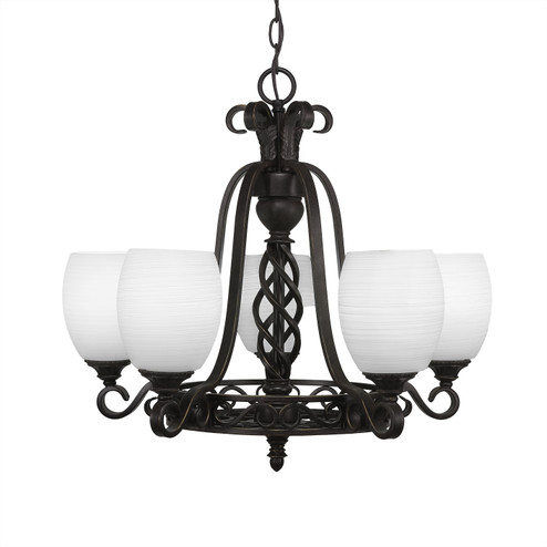 Elegante Five Light Chandeliers in Dark Granite (200|865-DG-615)