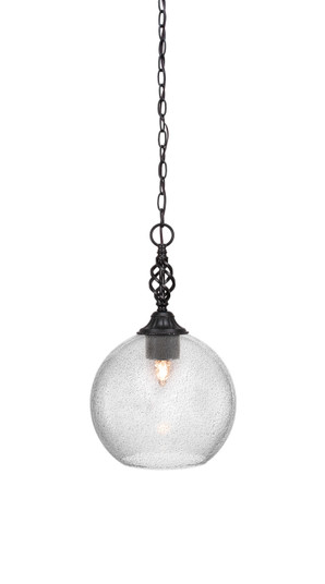 Eleganté One Light Pendant in Matte Black (200|82-MB-4372)