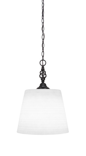 Eleganté One Light Pendant in Matte Black (200|82-MB-4081)