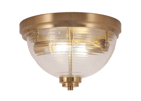 Any Two Light Flush Mount in New Age Brass (200|822-NAB-8)