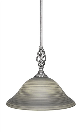 Eleganté One Light Mini Pendant in Aged Silver (200|80-AS-604)