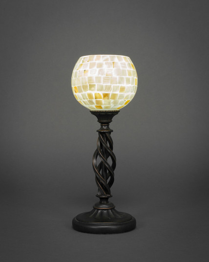 Eleganté One Light Mini Table Lamp in Dark Granite (200|61-DG-405)