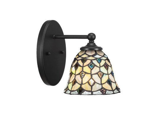 Capri One Light Wall Sconce in Matte Black (200|5911-MB-9965)