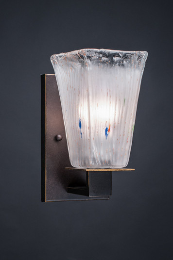 Apollo One Light Wall Sconce in Dark Granite (200|581-DG-631)