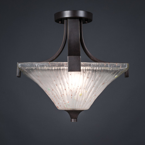 Apollo Two Light Semi Flush in Dark Granite (200|579-DG-641)