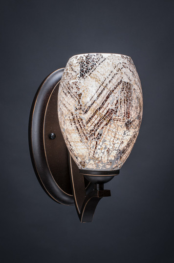 Zilo One Light Wall Sconce in Dark Granite (200|551-DG-5054)