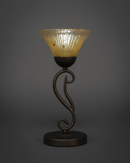 Olde Iron One Light Mini Table Lamp in Bronze (200|44-BRZ-750)